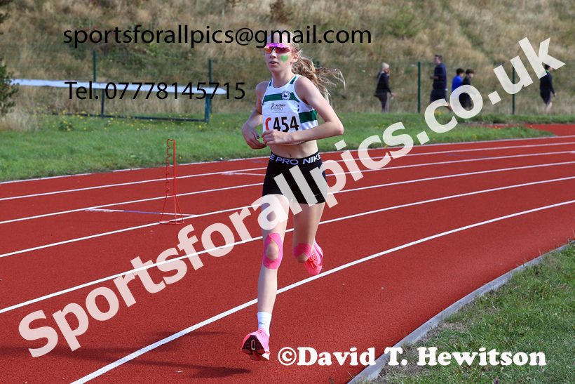 Girls Under-14s, 2026 Northern Mens 6 and Womens 4 Stage and Youngsters Relays, Silksworth, Sunderland. Photo: David T. Hewitson/Sports for All Pics